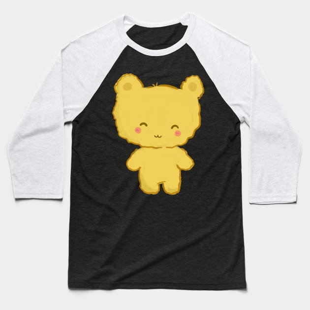 Cute Tubbi the teddy Baseball T-Shirt by yudoodliez